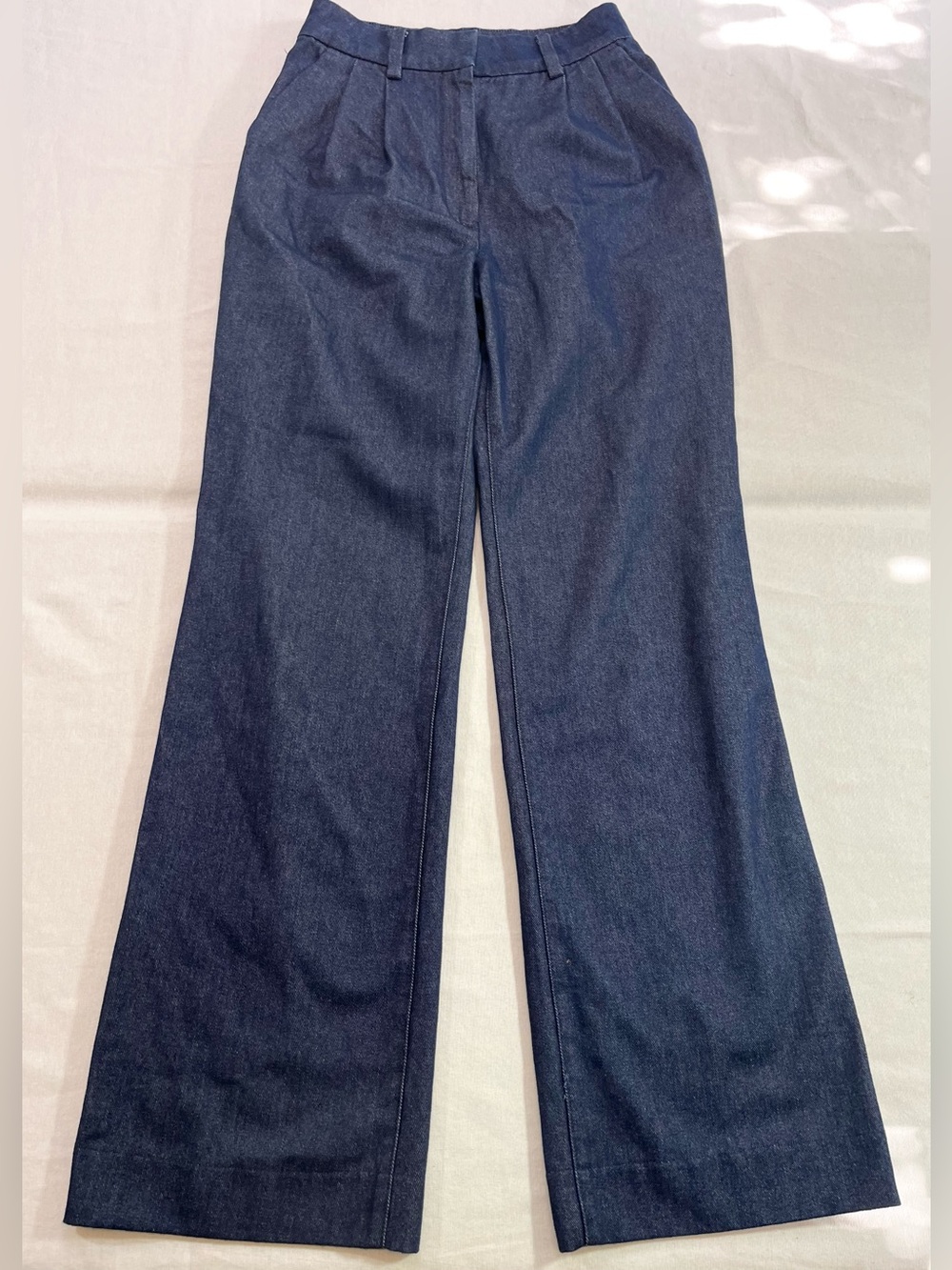 Favorite Daughter High-Rise Wide Leg Dark Blue Jeans Size 6